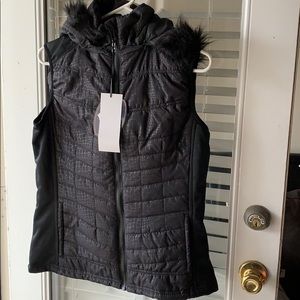 Brand new  snake skin hoodie  puffer vest